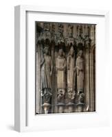 Saint Maurice, Saint Stephen, Pope Clement and Saint Lawrence-null-Framed Giclee Print