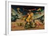 Saint Michael and the Dragon-Neri Di Bicci-Framed Giclee Print