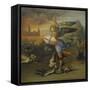 Saint Michael and the Dragon-Raphael-Framed Stretched Canvas