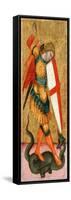 Saint Michael And the Dragon-null-Framed Stretched Canvas