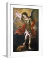 Saint Michael Banishes the Devil to the Abyss, 1665/68-Bartolome Esteban Murillo-Framed Giclee Print