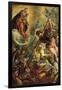 Saint Michael Defeating Satan, C. 1590-Titian (Tiziano Vecelli)-Framed Giclee Print