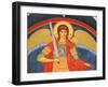 Saint Michael Fresco at Monastery of Saint-Antoine-le-Grand-Pascal Deloche-Framed Premium Photographic Print