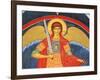 Saint Michael Fresco at Monastery of Saint-Antoine-le-Grand-Pascal Deloche-Framed Photographic Print