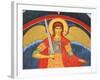 Saint Michael Fresco at Monastery of Saint-Antoine-le-Grand-Pascal Deloche-Framed Photographic Print