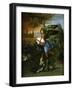 Saint Michael, Painted for Guidobaldo Montefeltro, Duke of Urbino-Raphael-Framed Giclee Print