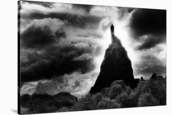 Saint Michael's Church, Rocher D'Aiguilhe, Le Puy, Auvergne, France-Simon Marsden-Stretched Canvas