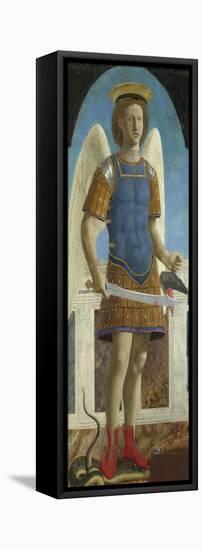 Saint Michael the Archangel, 1469-Piero della Francesca-Framed Stretched Canvas