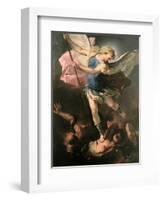 Saint Michael the Archangel, Ca 1663-Luca Giordano-Framed Giclee Print