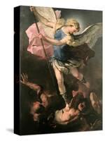 Saint Michael the Archangel, Ca 1663-Luca Giordano-Stretched Canvas