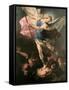 Saint Michael the Archangel, Ca 1663-Luca Giordano-Framed Stretched Canvas