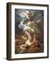 Saint Michael the Archangel Defeats Satan, Corrado Giaquinto, 1703-1765-null-Framed Giclee Print