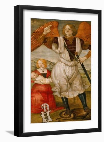 Saint Michael the Archangel-Bartolomeo Della Gatta-Framed Giclee Print