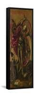 Saint Michael Triumphs over the Devil, 1468-Bartolomé Bermejo-Framed Stretched Canvas