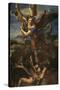 Saint Michael Vanquishing Satan, 1518-Raphael-Stretched Canvas