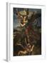 Saint Michael Vanquishing Satan, 1518-Raphael-Framed Giclee Print