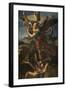 Saint Michael Vanquishing Satan, 1518-Raphael-Framed Giclee Print