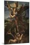 Saint Michael Vanquishing Satan, 1518-Raphael-Mounted Giclee Print