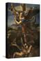 Saint Michael Vanquishing Satan, 1518-Raphael-Stretched Canvas