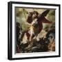 Saint Michael Vanquishing Satan-Francesco Maffei-Framed Giclee Print