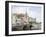 Saint-Michel Bridge, Paris, C1822-1878-Charles Claude Pyne-Framed Giclee Print