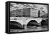 Saint Michel - Pont Neuf Bridge - Paris - France-Philippe Hugonnard-Framed Stretched Canvas