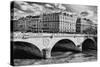 Saint Michel - Pont Neuf Bridge - Paris - France-Philippe Hugonnard-Stretched Canvas