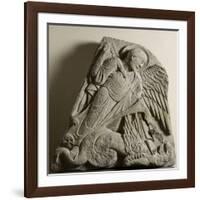 Saint Michel terrassant le dragon-null-Framed Giclee Print