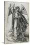 Saint Michel terrassant le dragon-Martin Schongauer-Stretched Canvas