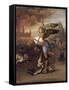 Saint Michel-Raffaello Sanzio-Framed Stretched Canvas