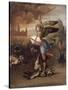 Saint Michel-Raffaello Sanzio-Stretched Canvas