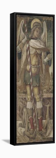 Saint Michel-Vittore Crivelli-Framed Stretched Canvas