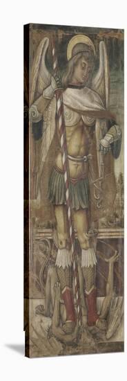 Saint Michel-Vittore Crivelli-Stretched Canvas