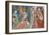 Saint Monica's Vision, Scene from Life of Saint Augustine, 1420-1425-Ottaviano Nelli-Framed Giclee Print