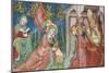 Saint Monica's Vision, Scene from Life of Saint Augustine, 1420-1425-Ottaviano Nelli-Mounted Giclee Print