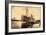 Saint Nazaire, Vapeur La Champagne Au Port-null-Framed Giclee Print