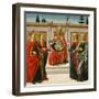 Saint Nicholas and Saints Catherine, Lucy, Margaret and Apollonia-Francesco Botticini-Framed Giclee Print