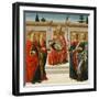 Saint Nicholas and Saints Catherine, Lucy, Margaret and Apollonia-Francesco Botticini-Framed Giclee Print