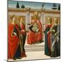 Saint Nicholas and Saints Catherine, Lucy, Margaret and Apollonia-Francesco Botticini-Mounted Giclee Print