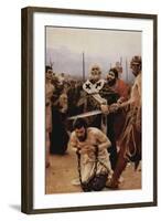 Saint Nicholas of Myra Saves Three Innocents from Death.-Ilya Repin-Framed Art Print