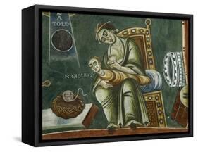 Saint Nicholas Refusing His Mother's Milk-null-Framed Stretched Canvas