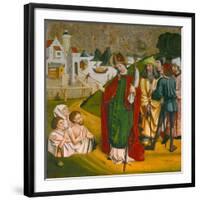 Saint Nicholas Resurrects Three Dead People-null-Framed Giclee Print