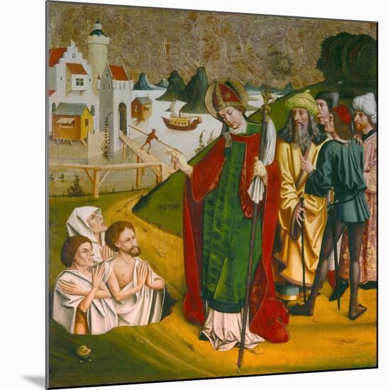 Saint Nicholas Resurrects Three Dead People-null-Mounted Giclee Print