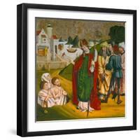 Saint Nicholas Resurrects Three Dead People-null-Framed Giclee Print