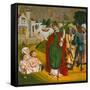 Saint Nicholas Resurrects Three Dead People-null-Framed Stretched Canvas