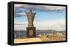 Saint Nicholas Statue, Siberian City Anadyr, Chukotka Province, Russian Far East, Eurasia-Gabrielle and Michel Therin-Weise-Framed Stretched Canvas