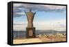 Saint Nicholas Statue, Siberian City Anadyr, Chukotka Province, Russian Far East, Eurasia-Gabrielle and Michel Therin-Weise-Framed Stretched Canvas