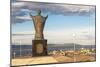 Saint Nicholas Statue, Siberian City Anadyr, Chukotka Province, Russian Far East, Eurasia-Gabrielle and Michel Therin-Weise-Mounted Photographic Print