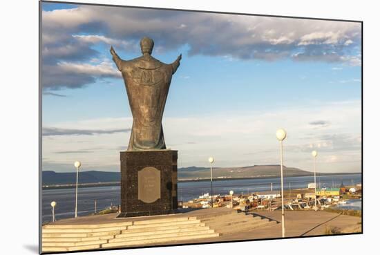 Saint Nicholas Statue, Siberian City Anadyr, Chukotka Province, Russian Far East, Eurasia-Gabrielle and Michel Therin-Weise-Mounted Photographic Print