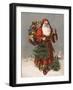 Saint Nicholas (The Original Santa ) - an Early 1900S Vintage Illustration.-Victorian Traditions-Framed Art Print